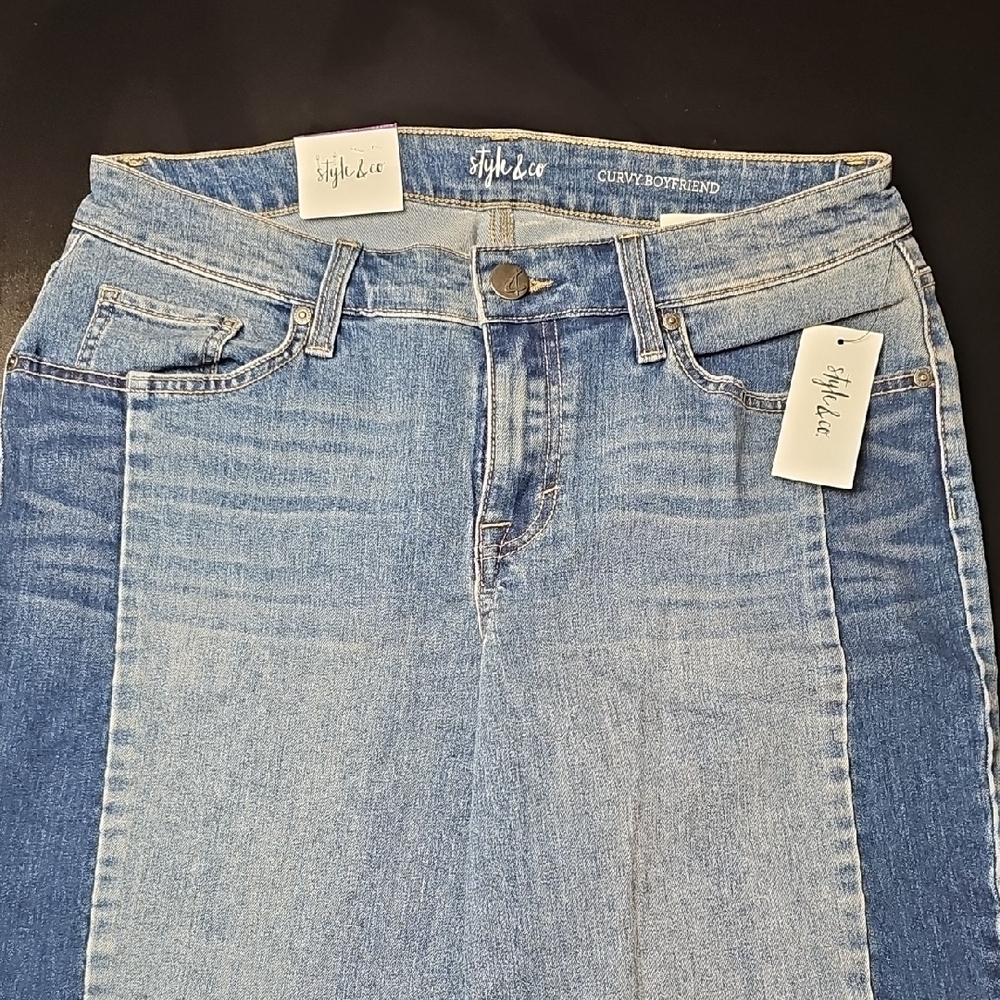 Style & Co. Women's Light Blue Boyfriend Jeans